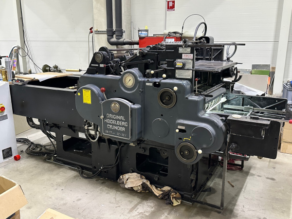 Heidelberg Cylinder SBG with Hot Foil