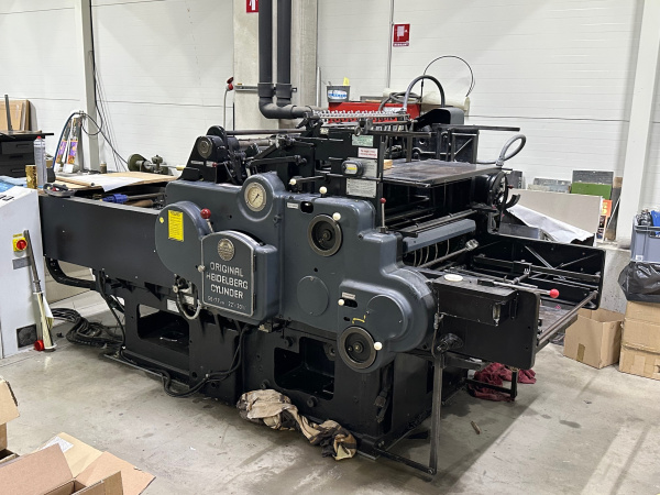 Heidelberg Cylinder SBG with Hot Foil